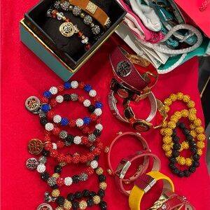 Rustic Cuff Beaded Bracelet Sets w/bags